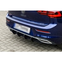 Aggressive Diffuser + Rear splitter voor Volkswagen Golf 8