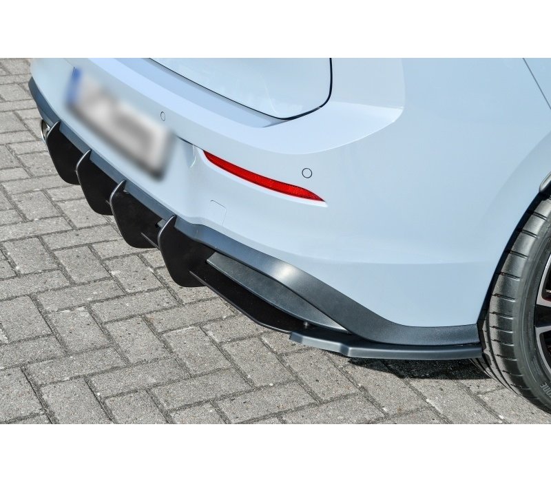 Aggressive Diffusor  + Rear Splitter für Volkswagen Golf 8 GTD