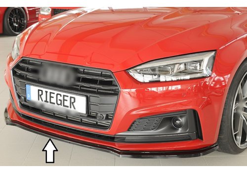 Rieger Tuning Front splitter for Audi A5 B9 F5 S line / S5 B9