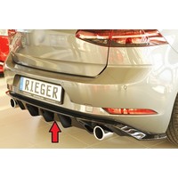 GTI Look Diffuser for Volkswagen Golf 7.5 Facelift / R line / GTI / GTD / GTE