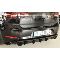 GTI Look Diffuser for Volkswagen Golf 7.5 Facelift / R line / GTI / GTD / GTE