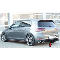 GTI Look Diffuser for Volkswagen Golf 7.5 Facelift / R line / GTI / GTD / GTE