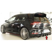 GTI Look Diffuser for Volkswagen Golf 7.5 Facelift / R line / GTI / GTD / GTE