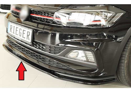 Rieger Tuning Front Splitter for Volkswagen Polo 6 (AW) GTI /  R line