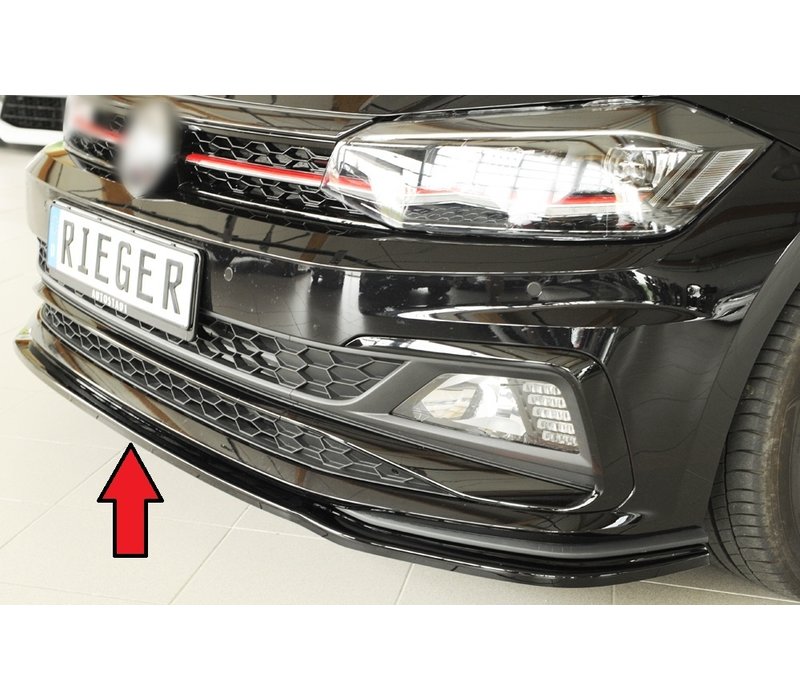 Front Splitter voor Volkswagen Polo 6 (AW) GTI /  R line