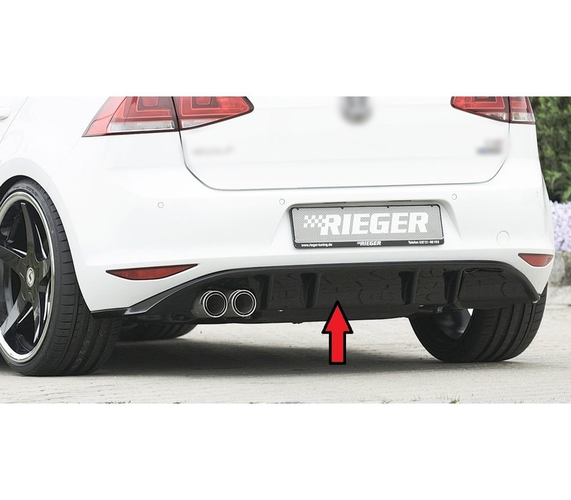 Aggressive Diffuser for Volkswagen Golf 7 / GTD / GTE