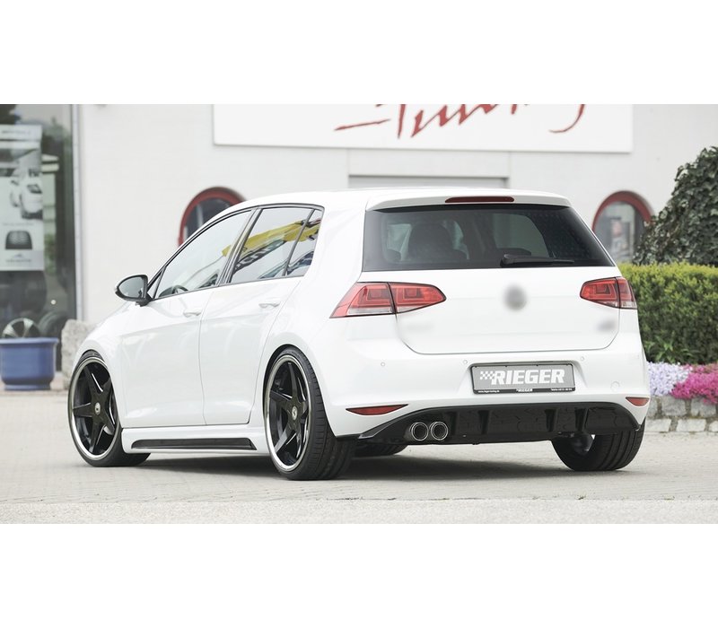 Aggressive Diffuser for Volkswagen Golf 7 / GTD / GTE