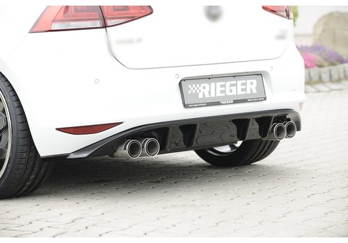 Rieger Tuning Facelift R Look Diffuser for Volkswagen Golf 7 / GTI / GTD / GTE