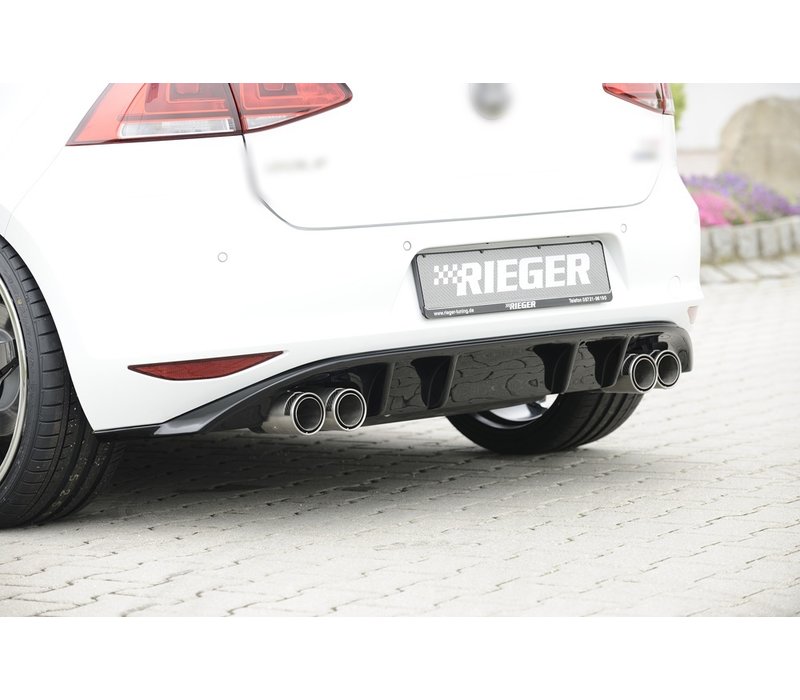 Facelift R Look Diffuser for Volkswagen Golf 7 / GTI / GTD / GTE