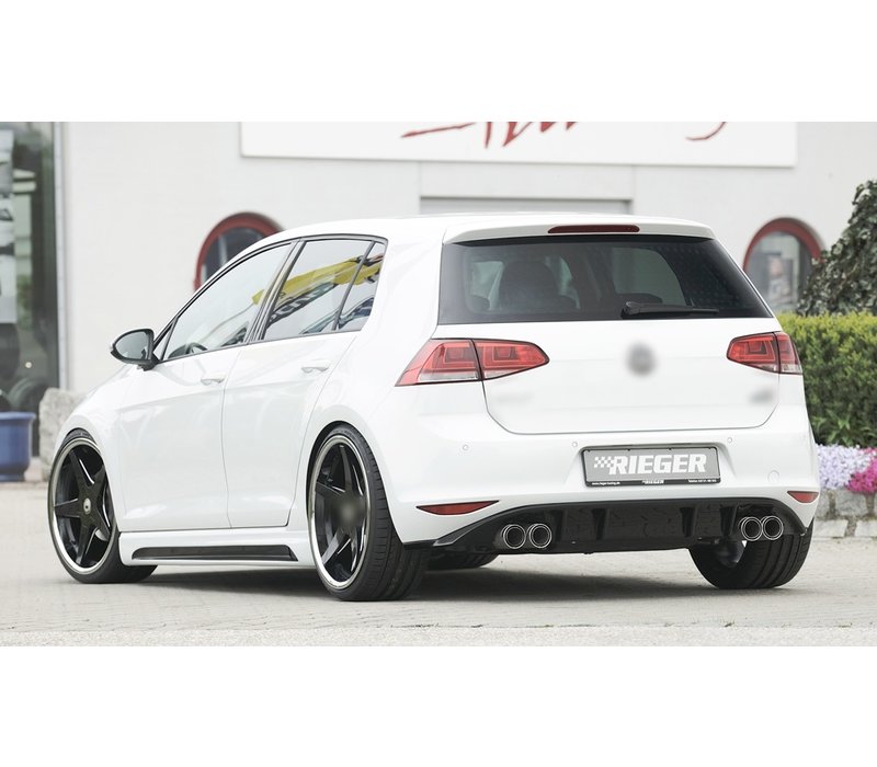 Facelift R Look Diffuser for Volkswagen Golf 7 / GTI / GTD / GTE