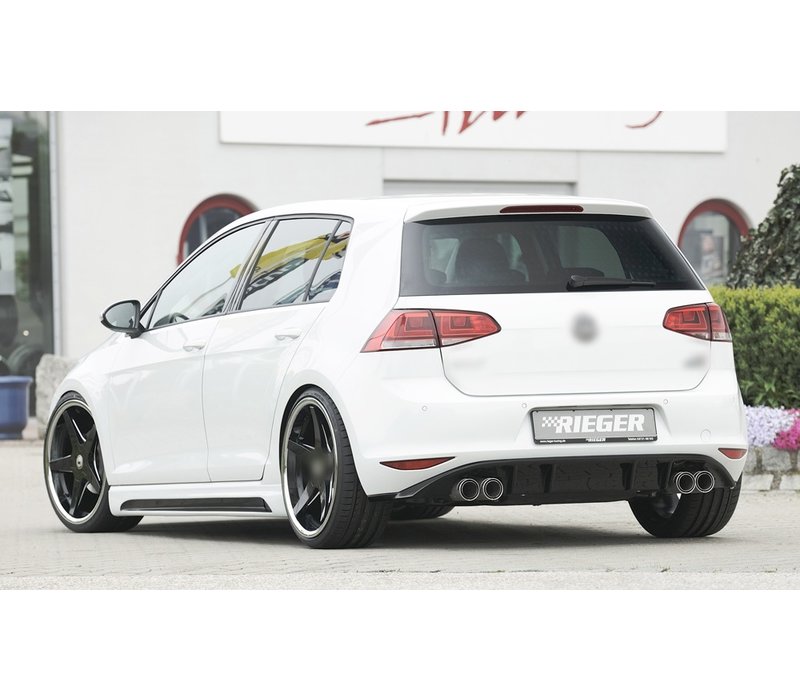 Facelift R Look Diffusor für Volkswagen Golf 7 / GTI / GTD / GTE