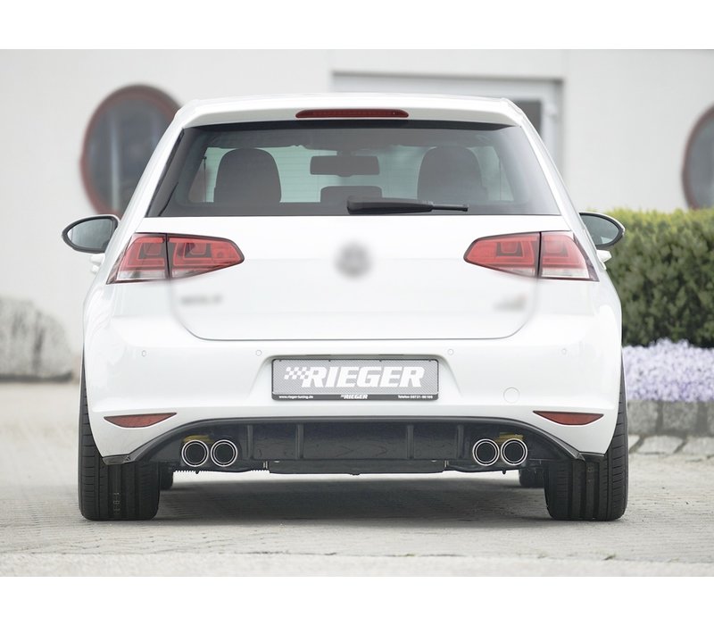 Facelift R Look Diffuser for Volkswagen Golf 7 / GTI / GTD / GTE