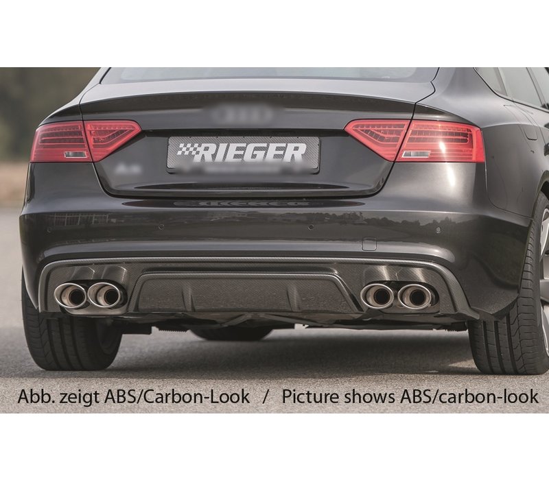 S5 Look Diffuser for Audi A5 8T Sportback S line / S5