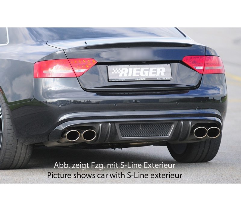 Sport Diffuser voor Audi A5 8T Coupe / Cabrio