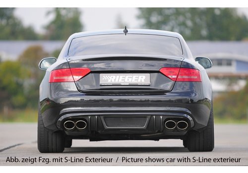 Rieger Tuning Sport Diffuser for Audi A5 8T Coupe / Cabrio