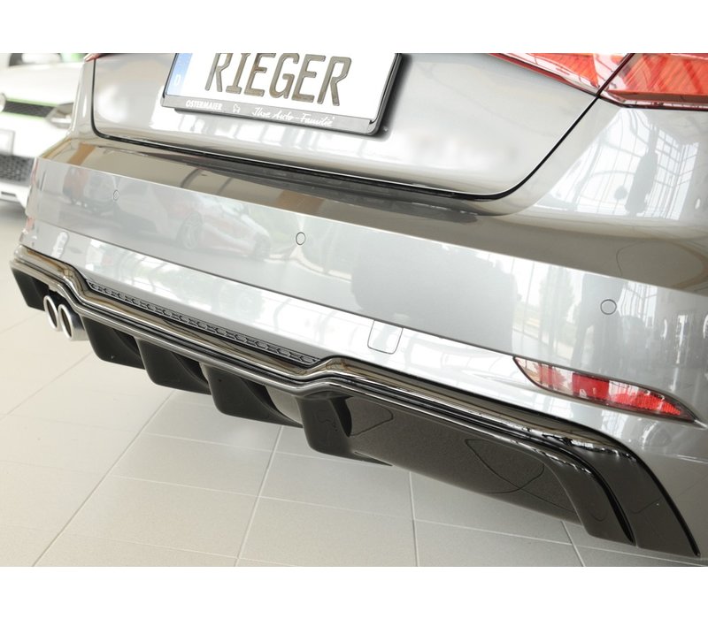 S3 Look V2 Diffuser voor Audi A3 8V S line & S3