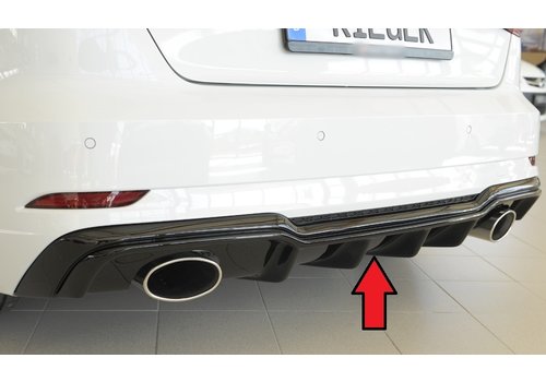 Rieger Tuning RS3 Look Diffuser for Audi A3 8V S line & S3