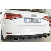 RS3 Look Diffusor für Audi A3 8V S line & S3