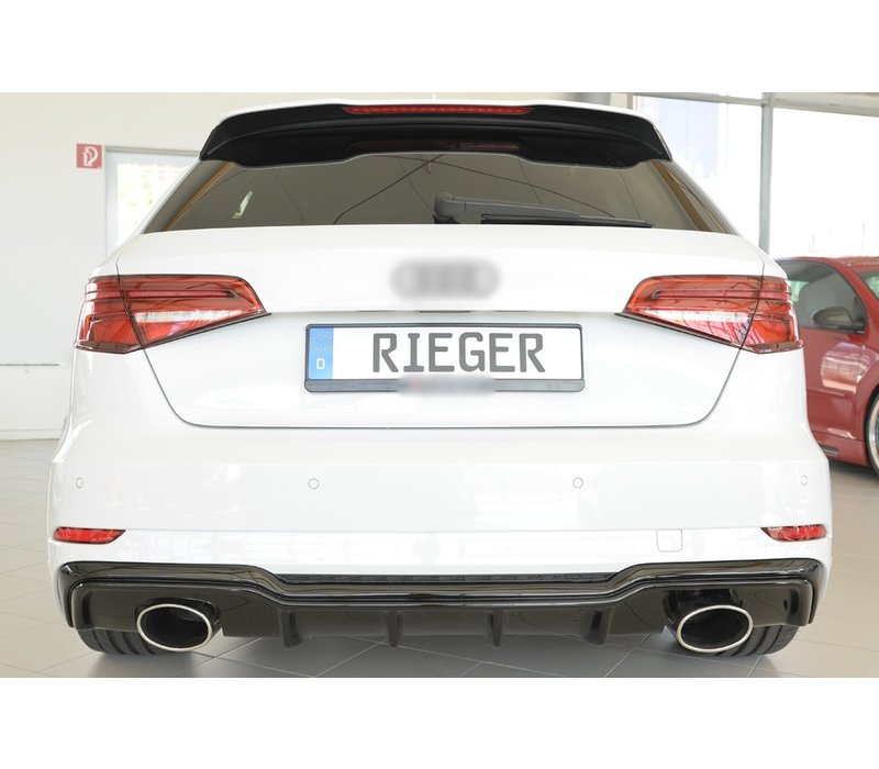 RS3 Look Diffuser for Audi A3 8V S line & S3