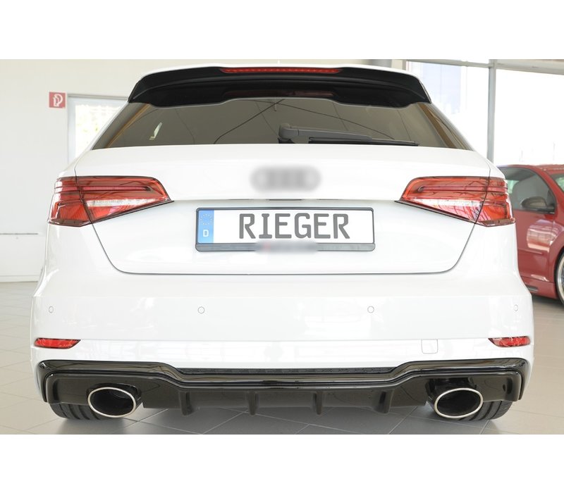 RS3 Look Diffusor für Audi A3 8V S line & S3