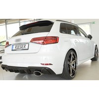 RS3 Look Diffuser voor Audi A3 8V S line & S3