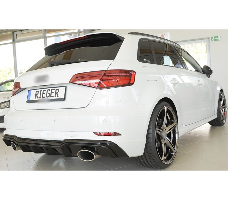 RS3 Look Diffusor für Audi A3 8V S line & S3