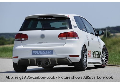 Rieger Tuning R20 Look Diffuser for Volkswagen Golf 6 GTI / GTD