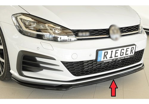 Rieger Tuning Front Splitter voor Volkswagen Golf 7 Facelift GTI / GTD / GTE