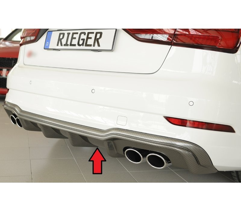 S3 Look Diffuser voor Audi S3 8V / S line