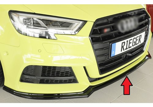 Rieger Tuning Front splitter voor Audi S3 8V / S line