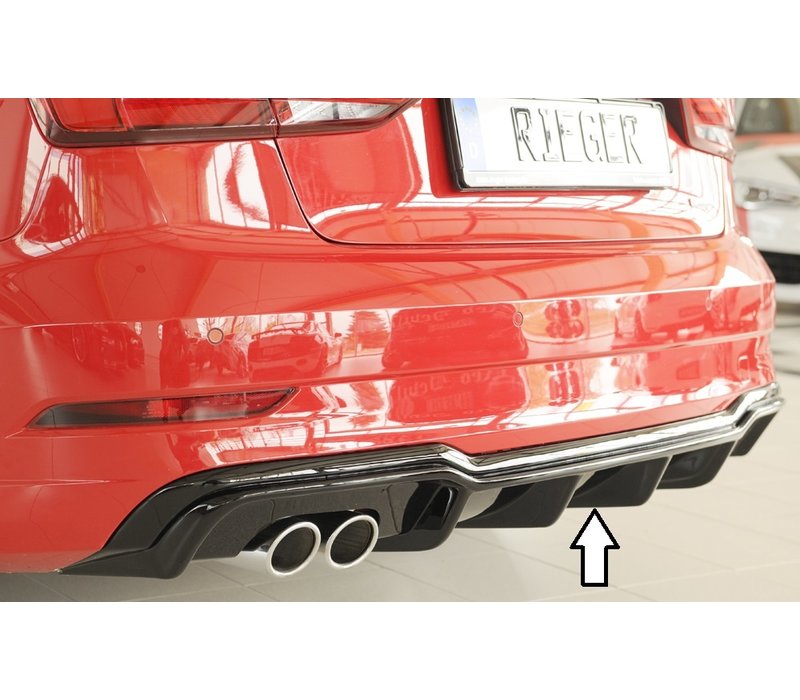 S3 Look V2 Diffuser for Audi S3 8V / S line