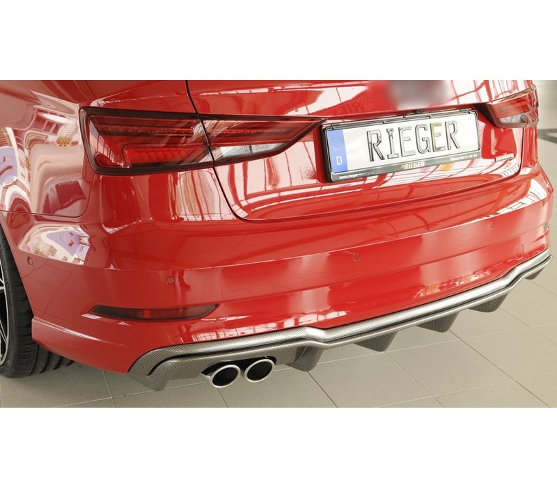 S3 Look V2 Diffuser for Audi S3 8V / S line