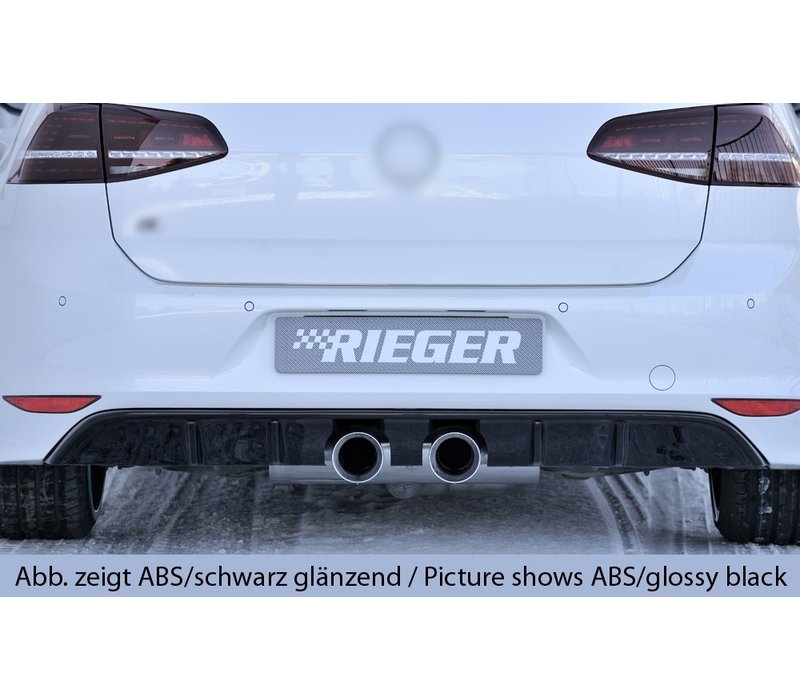 R20 Look Diffuser voor Volkswagen Golf 7 R /  R line