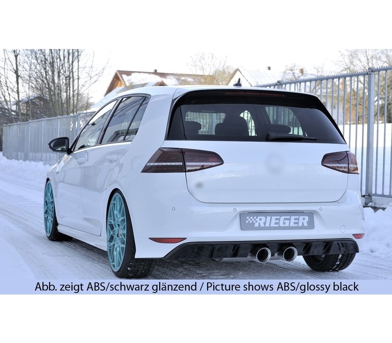 R20 Look Diffusor für Volkswagen Golf 7 R /  R line