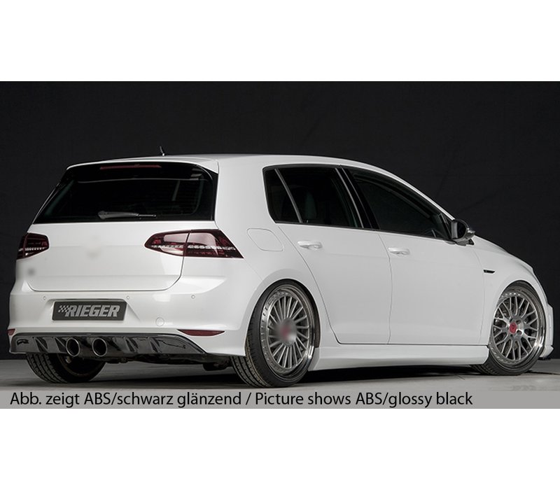 R20 Look Diffusor für Volkswagen Golf 7 R /  R line