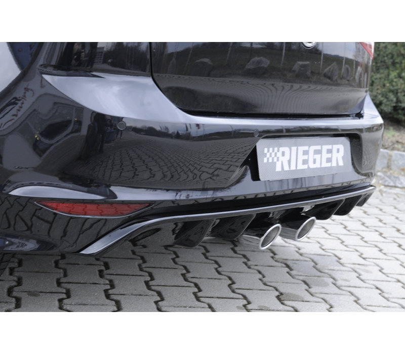 R20 Look Diffusor für Volkswagen Golf 7 R /  R line