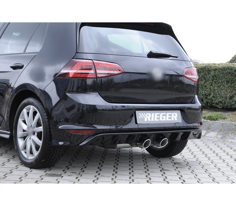 R20 Look Diffusor für Volkswagen Golf 7 R /  R line
