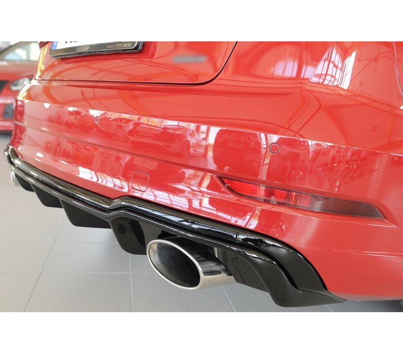 RS3 Look Diffuser voor Audi S3 8V / S line