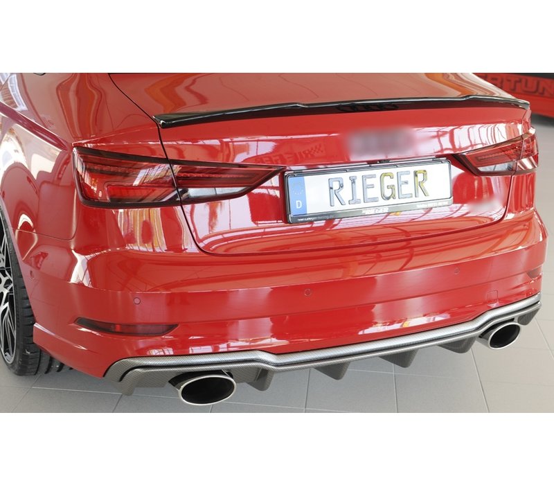 RS3 Look Diffuser voor Audi S3 8V / S line