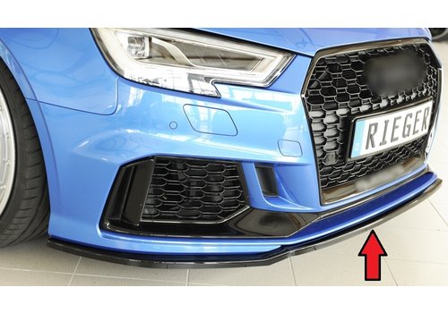 Rieger Tuning Front splitter for Audi RS3 8V Facelift