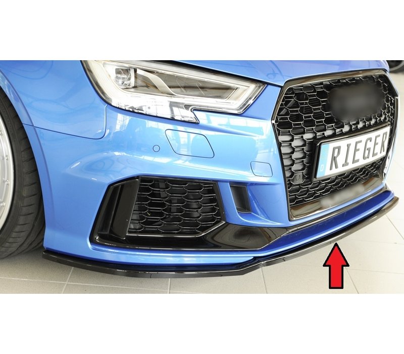 Front splitter for Audi RS3 8V Facelift