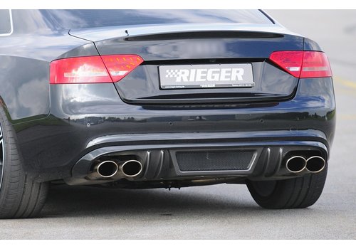 Rieger Tuning Sport Diffuser for Audi A5 8T Coupe / Cabrio S line / S5