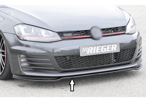 Rieger Tuning Front Splitter for Volkswagen Golf 7 GTI / GTD