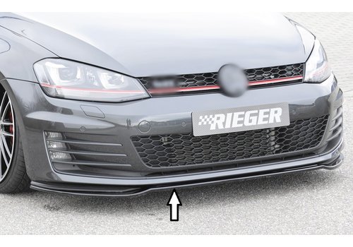 Rieger Tuning Front Splitter voor Volkswagen Golf 7 GTI / GTD