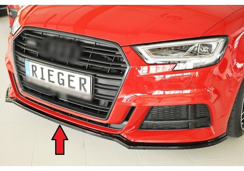 Rieger Tuning Front splitter for Audi S3 8V / S line