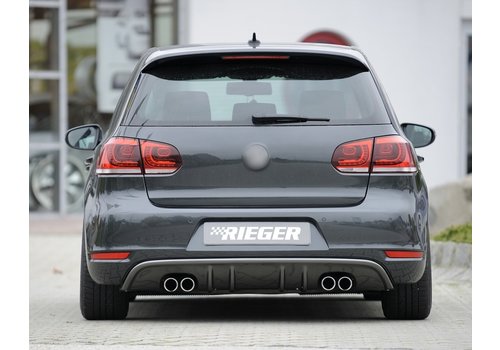 Rieger Tuning Aggressive Diffuser for Volkswagen Golf 6 GTI / GTD