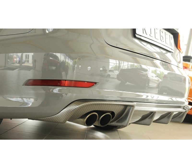 S3 Look V.2 Diffuser voor Audi S3 8V / S line