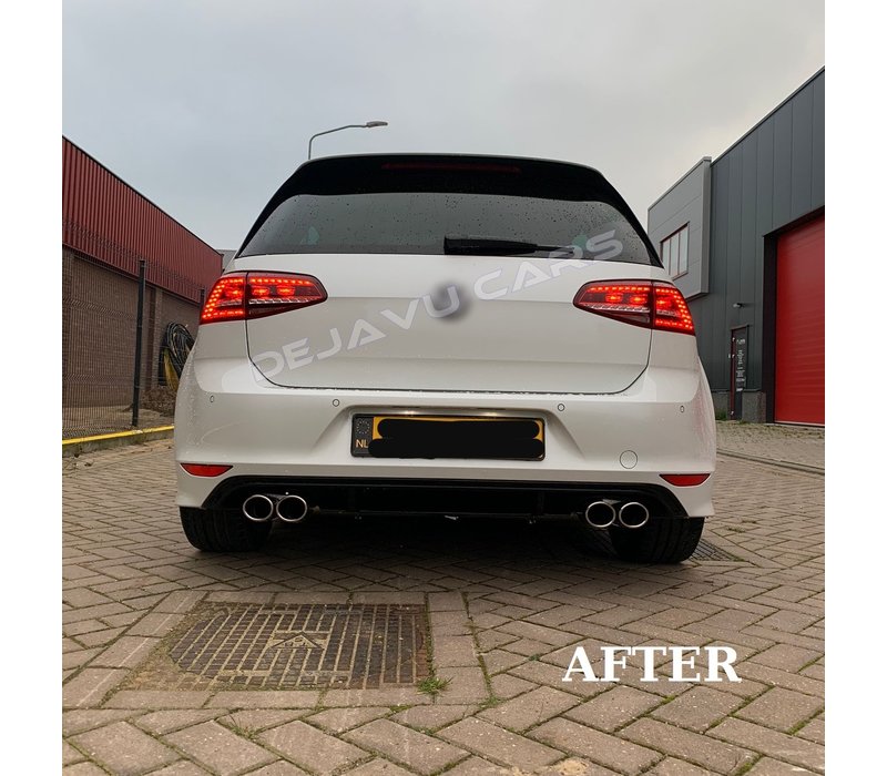 R Look Diffuser voor Volkswagen Golf 7 R / R line