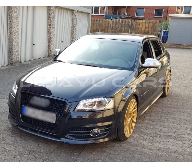 RS3  Look Front Grill High-gloss Black Edition for Audi A3 8P Facelift