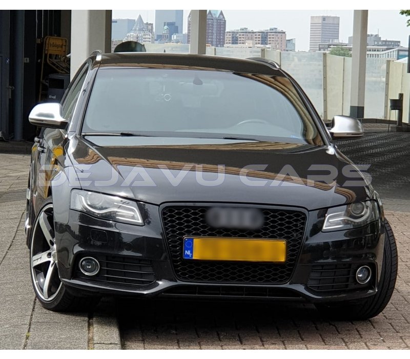 RS4 Look Front Grill Black Edition voor Audi A4 B8